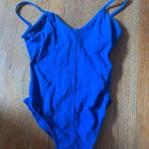 Navy blue ballet uniform